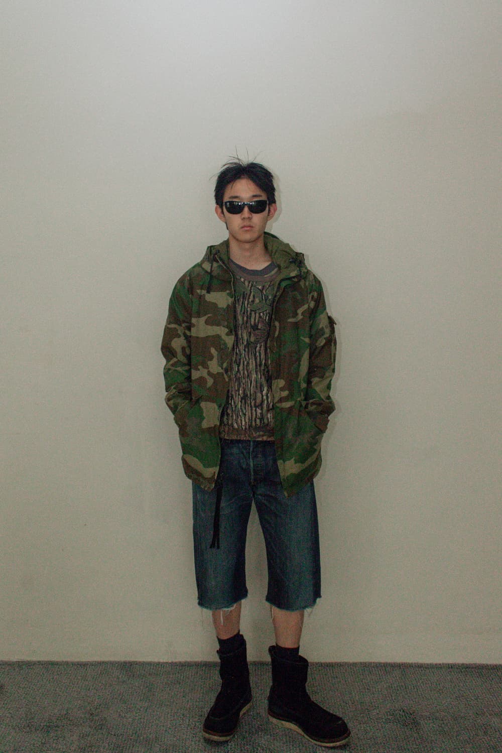 90s US ARMY 미군 오리지널 1세대  우드랜드 파카 M-R 상품이미지4
