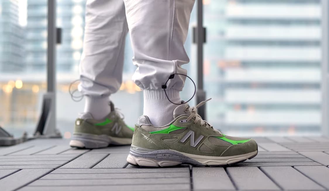 265 뉴발 990v3 파타 올리브 patta olive 상품이미지4