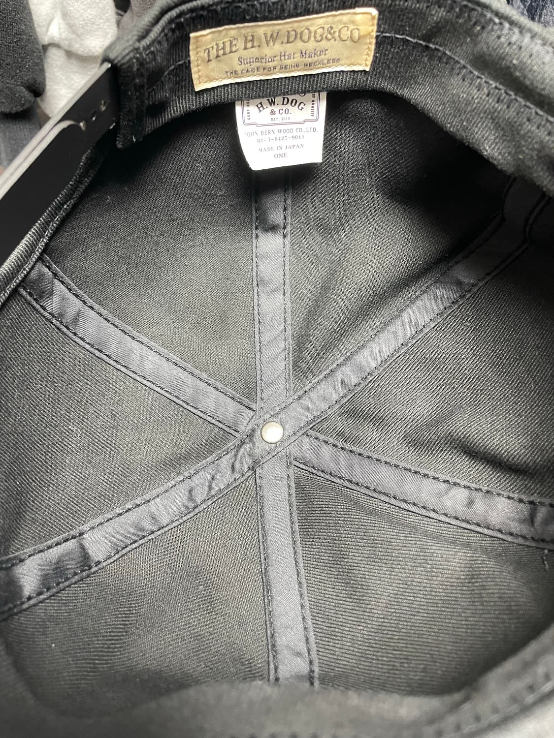 도그앤코(H.W.DOG & CO) 트러커 캡 블랙 one size 상품이미지6