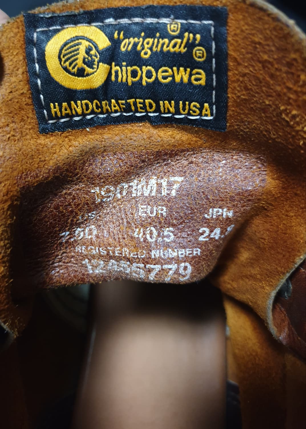 치페와 6인치 탄 레니게이드 (1901M22) 목토부츠 (US7.5) 상품이미지7