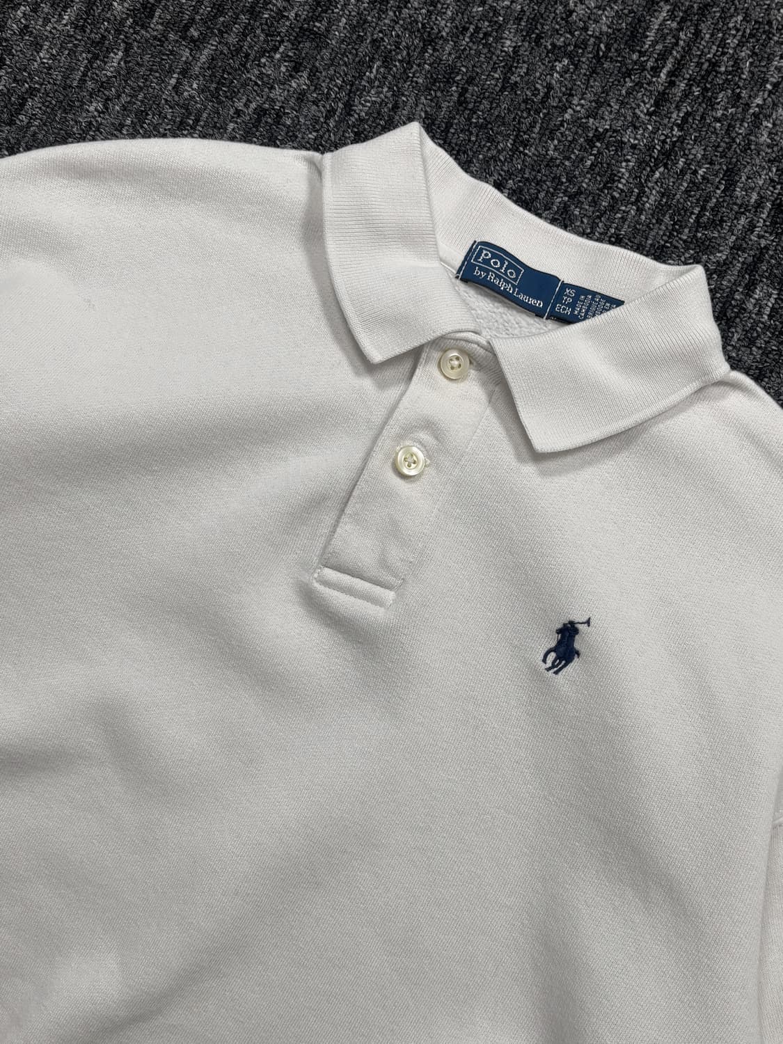 폴로 크롭 풀오버 스웻 셔츠 맨투맨 상품이미지4