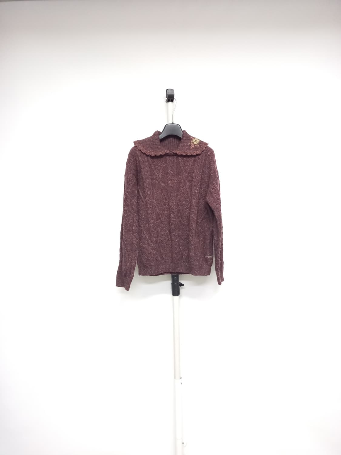 새 써스데이아일랜드 춘추동 알파카블랜 니트 풀오버 66 상품이미지1