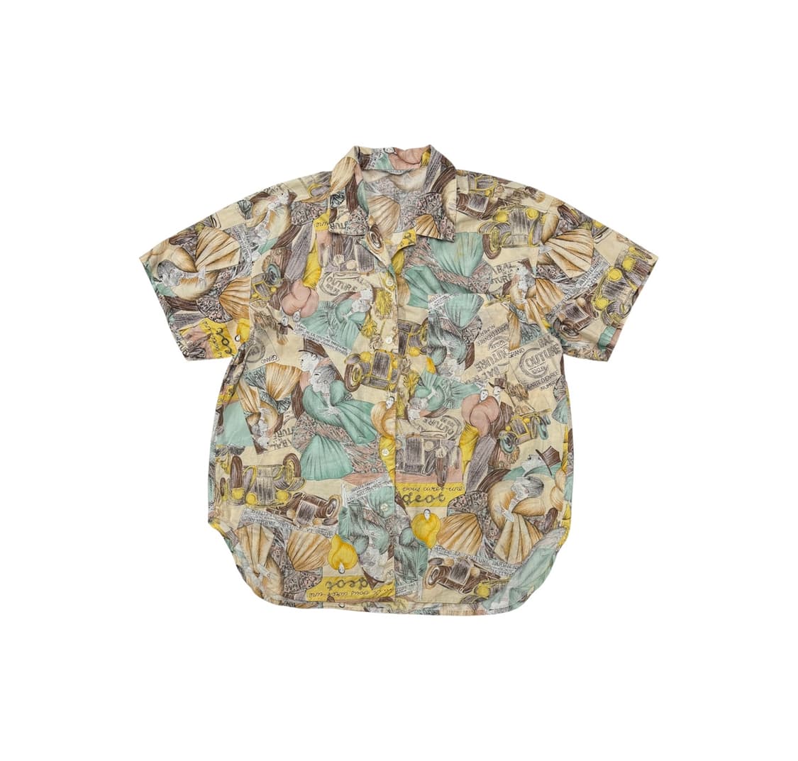 Printed short sleeve shirt 상품이미지1