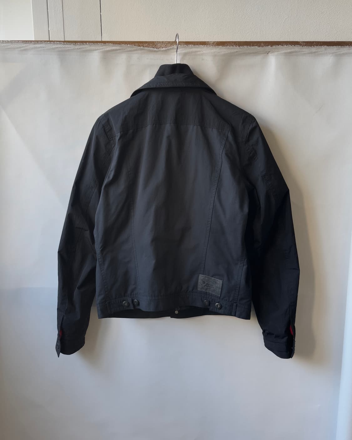 [DIESEL] black contrast quilted trucker  상품이미지7