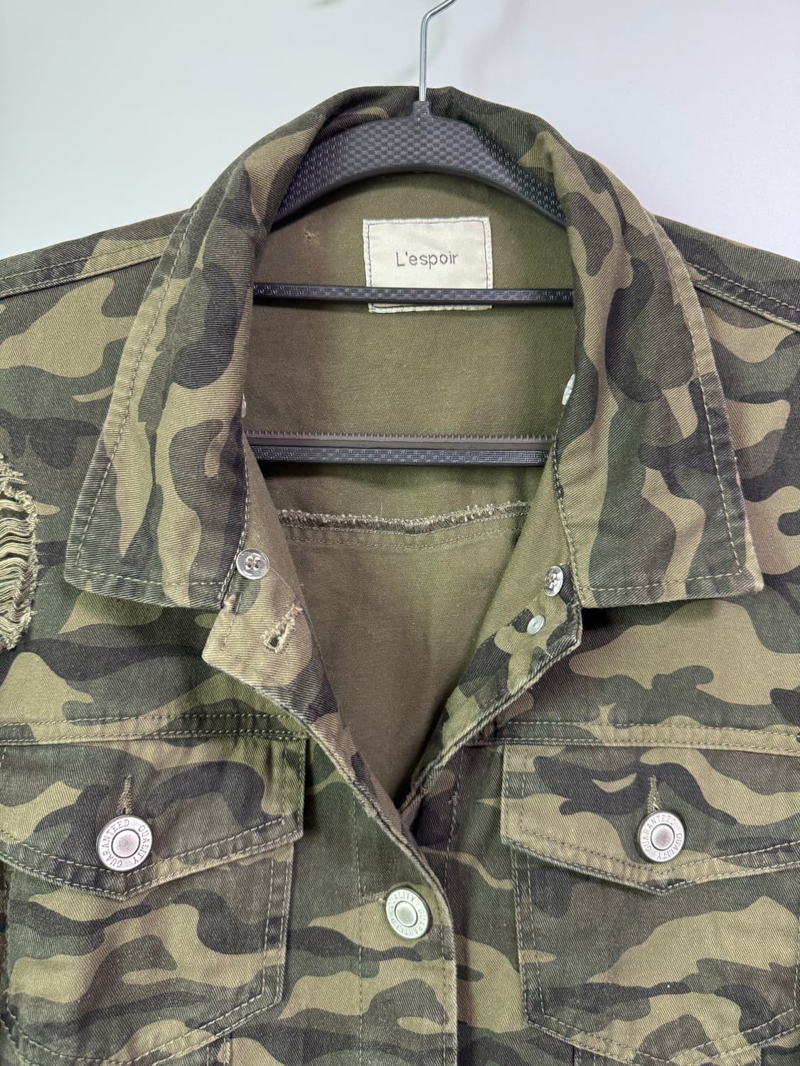 L'espoir 카모 밀리터리 자켓 90-95 상품이미지3