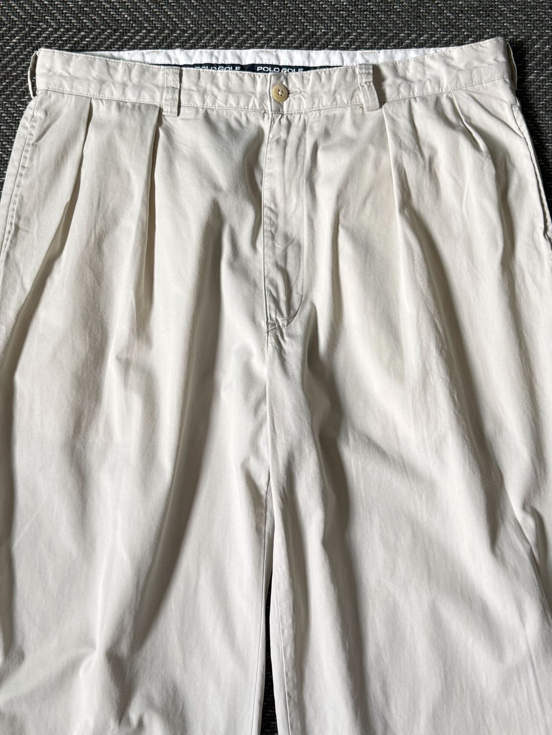 (34) 90s 폴로 랄프로렌 골프 클래식 플리츠 치노 팬츠 상품이미지2