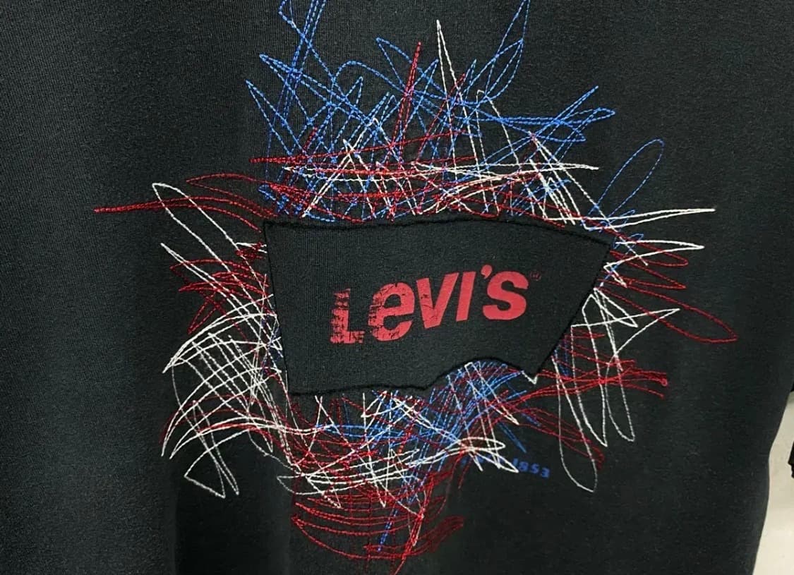  리바이스 자수 프린팅 티셔츠 L  상품이미지2