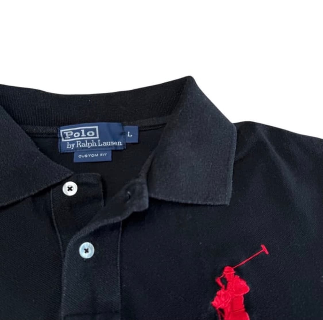 폴로 빅포니 넘버 3 블랙 레드 컬러 상품이미지2