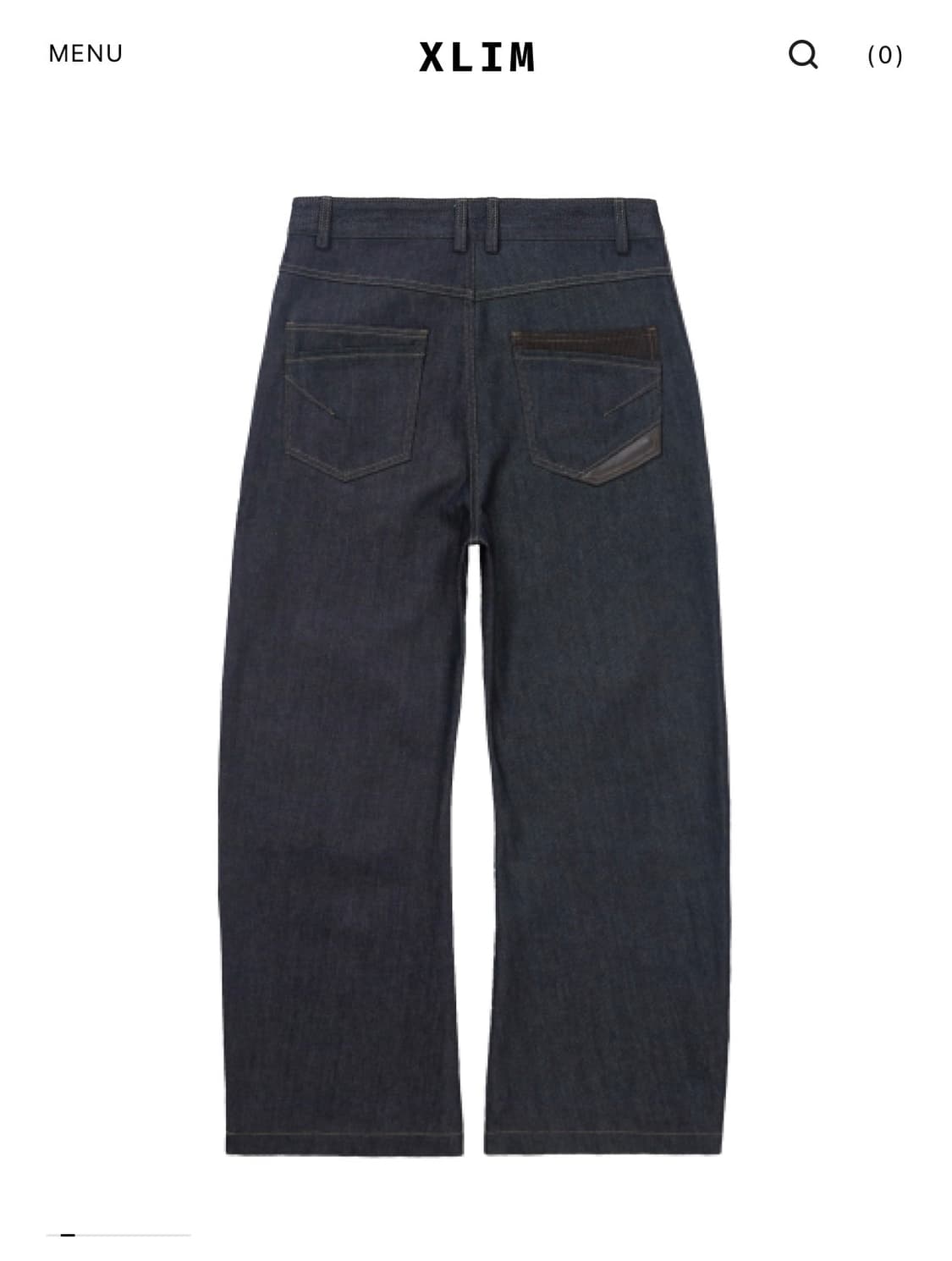 XLIM 01 TROUSERS indigo L 새상품 팝니다 상품이미지1