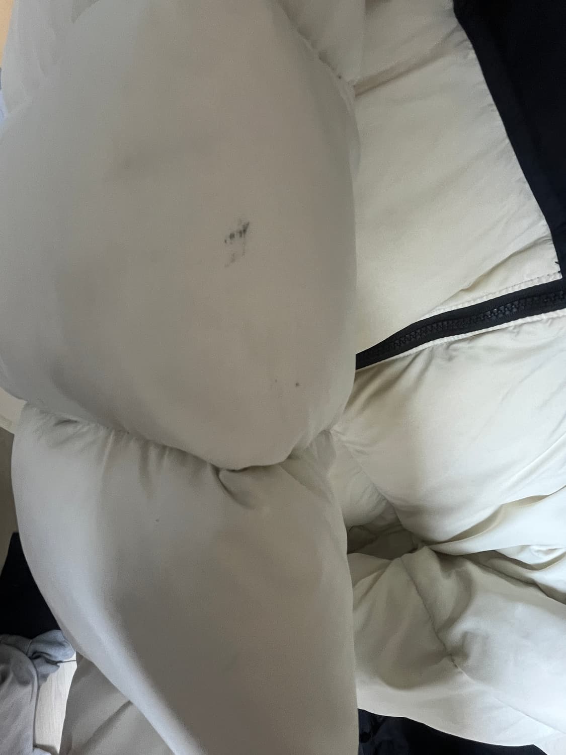 노스페이스 화이트 눕시 숏패딩 상품이미지5