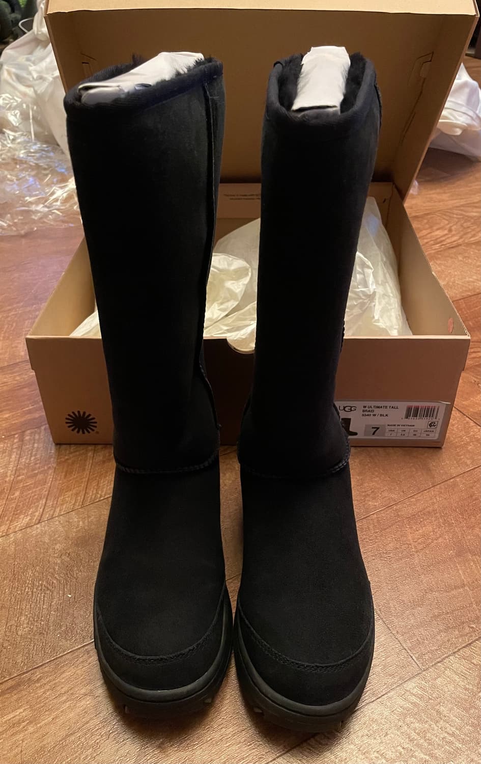 어그 ultimate tall 울트라 톨 블랙 부츠 상품이미지1