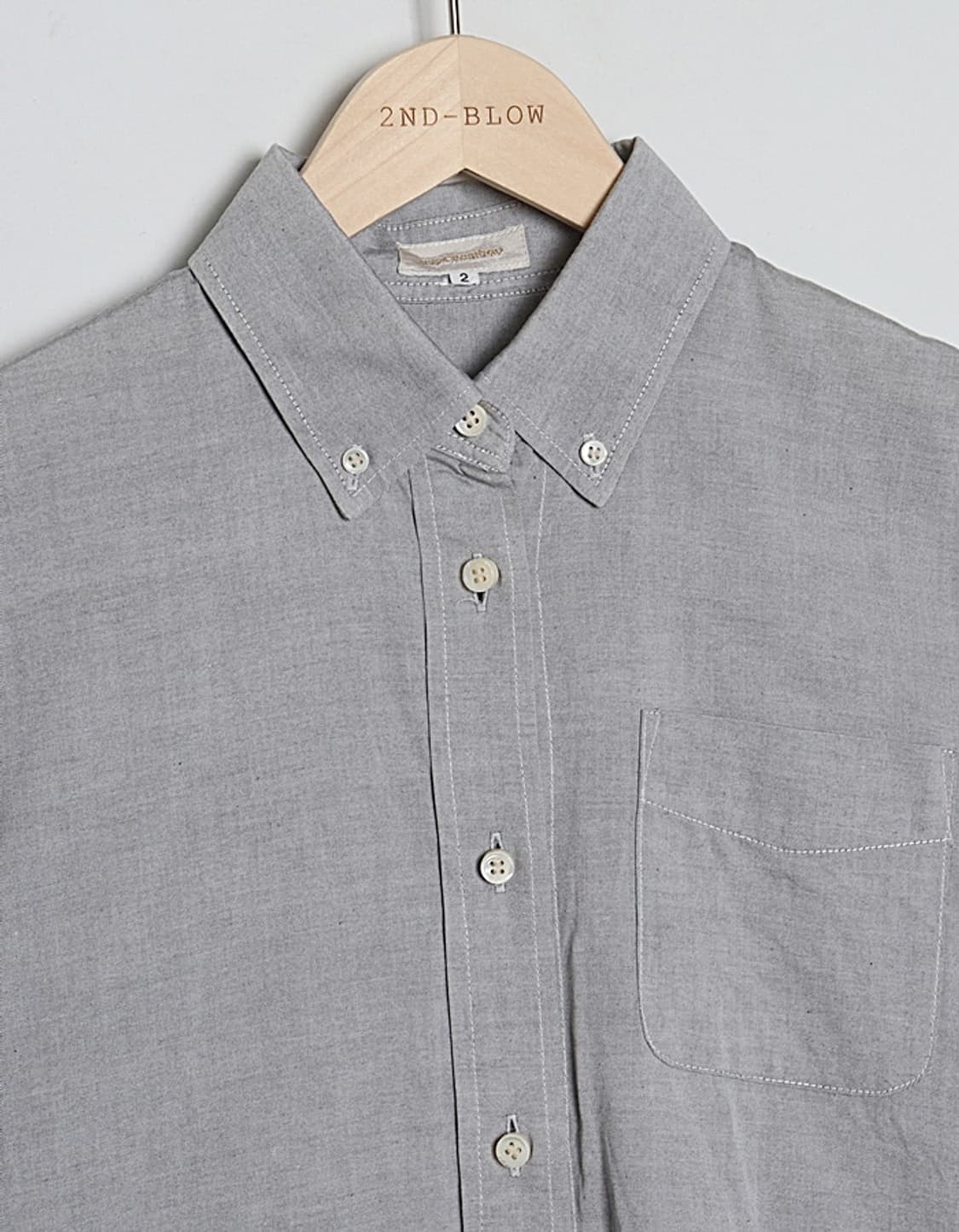 eupepomboo WaveHem Oxford Shirts 상품이미지2