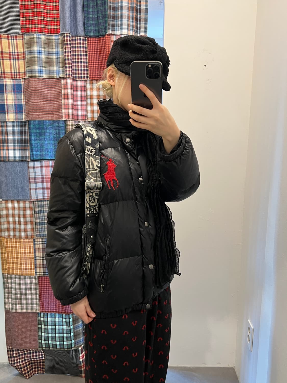 폴로 글로시 빅포니 푸퍼 패딩 상품이미지1