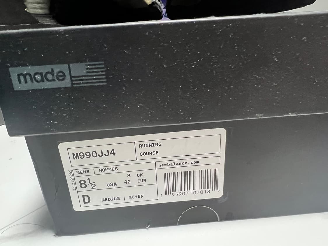 뉴발란스 자운드 990 v4 네이비 265 상품이미지2