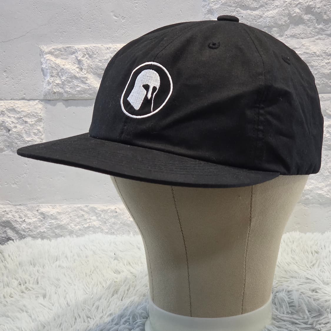 L8-3:프랙(PRAC) 헬멧 로고 스트랩 캡 블랙 56-60cm 상품이미지2