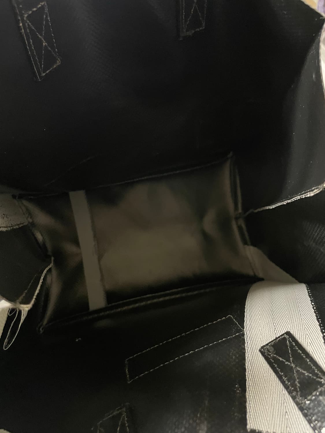 프라이탁 소니 블랙 실버 토트백 상품이미지5