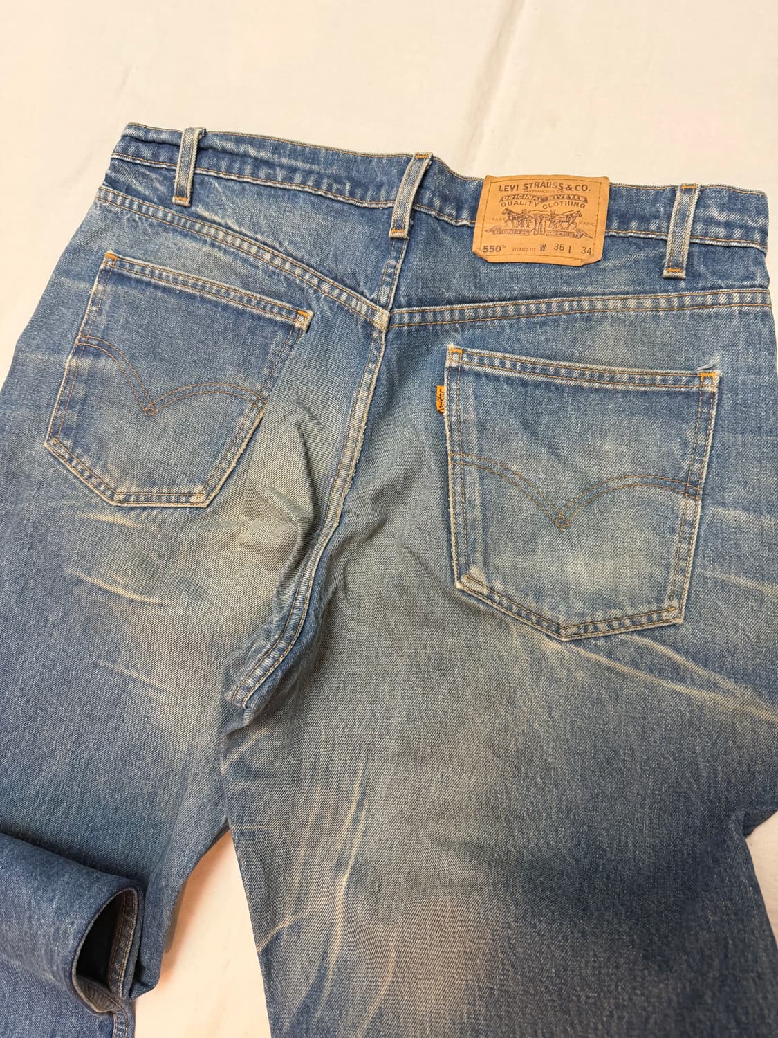 [36X34] 리바이스 550 오렌지탭 배기 와이드 팬츠 상품이미지3