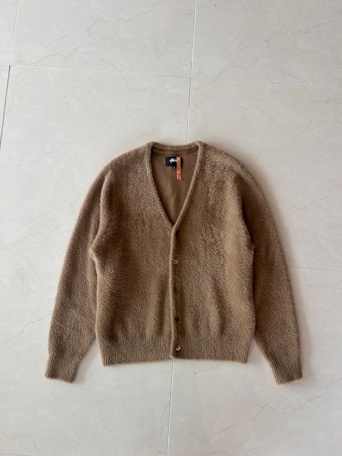 Stussy 스투시 샤기 (쉐기) 가디건 토프 M 상품이미지1