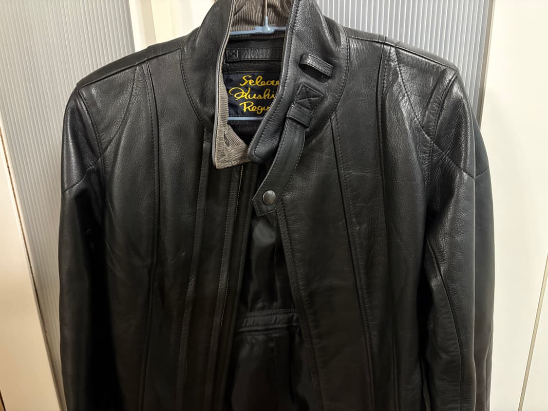 KUSHITANI 카우 레더 모터사이클 자켓 상품이미지3