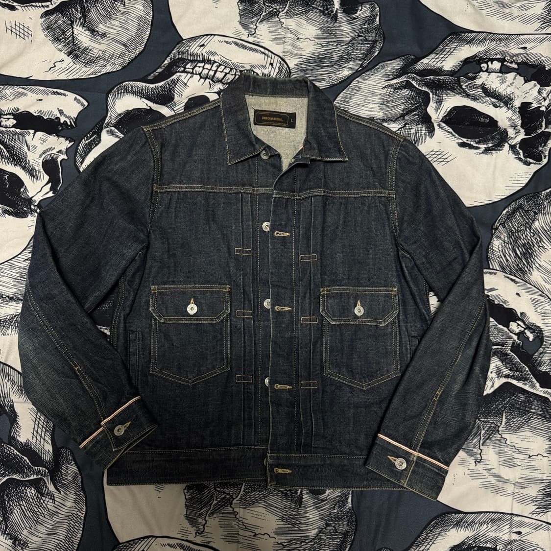 유니폼브릿지 타입2 데님트러커 자켓 L사이즈 상품이미지6