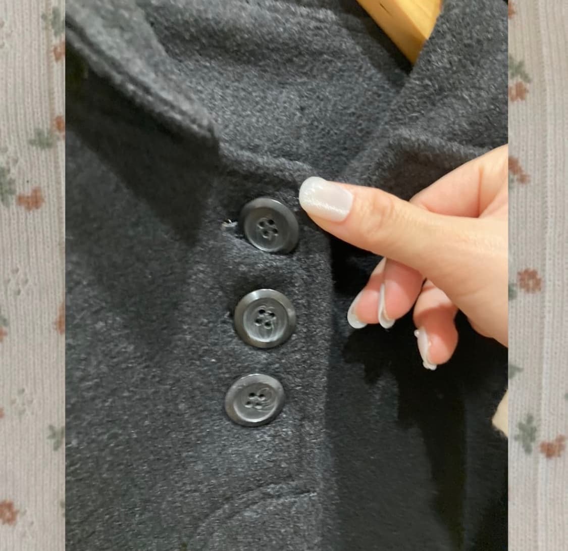 쿄도빈티지 쓰리버튼 모리걸 코트 상품이미지4