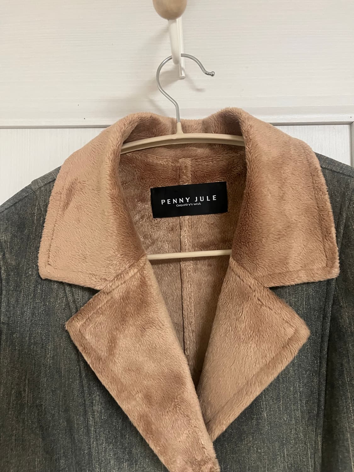 무스탕 카라 코트 상품이미지3