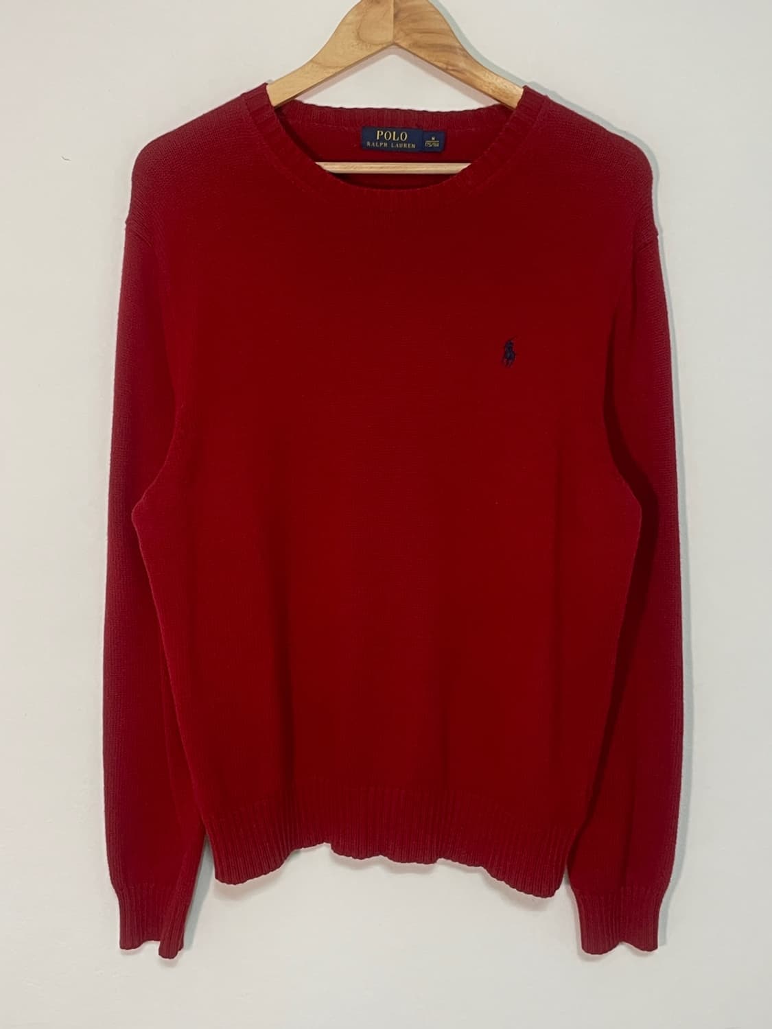 폴로 버건디 포니 니트 상품이미지3
