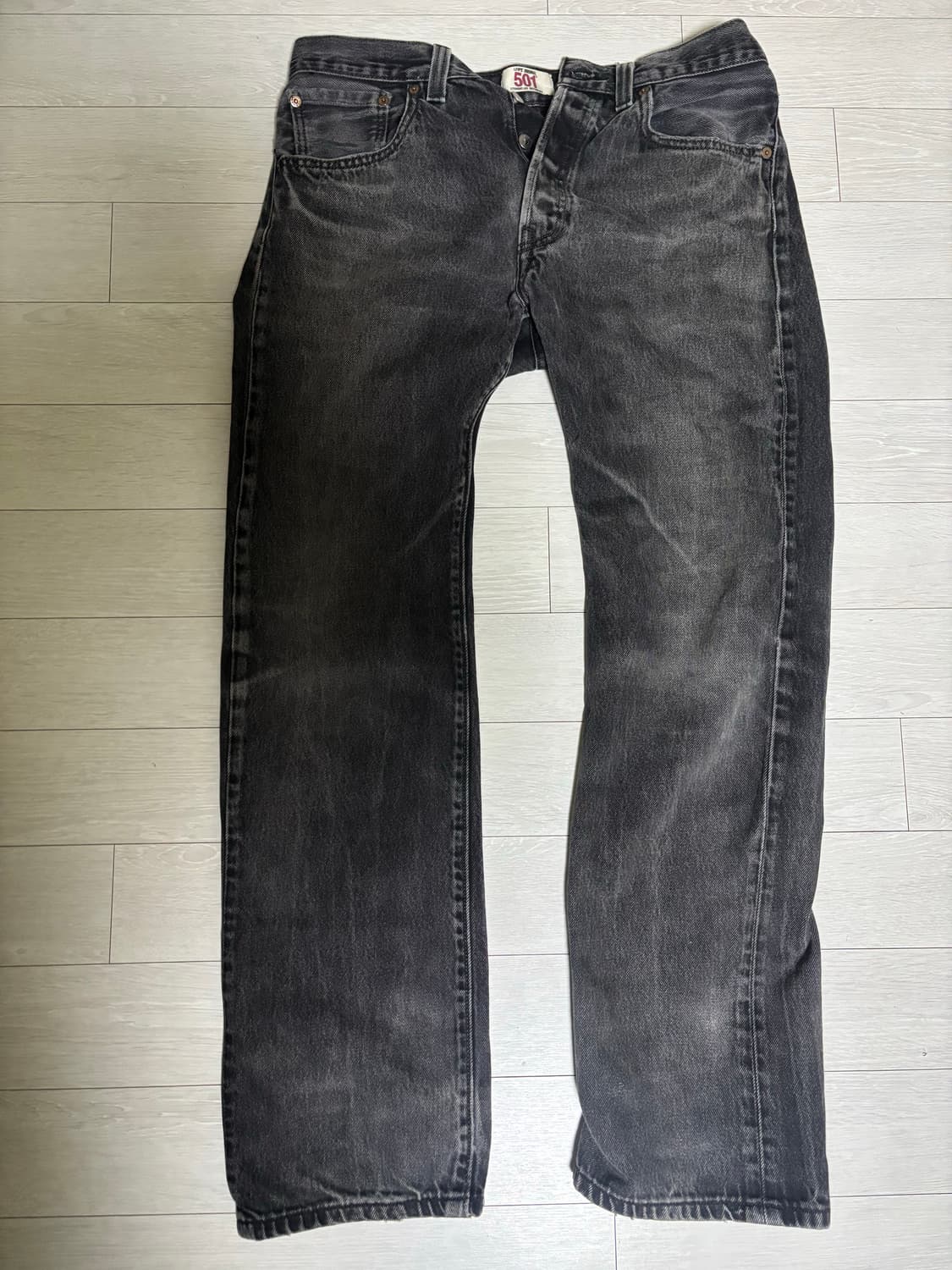 리바이스 501 흑청 33/32 상품이미지3