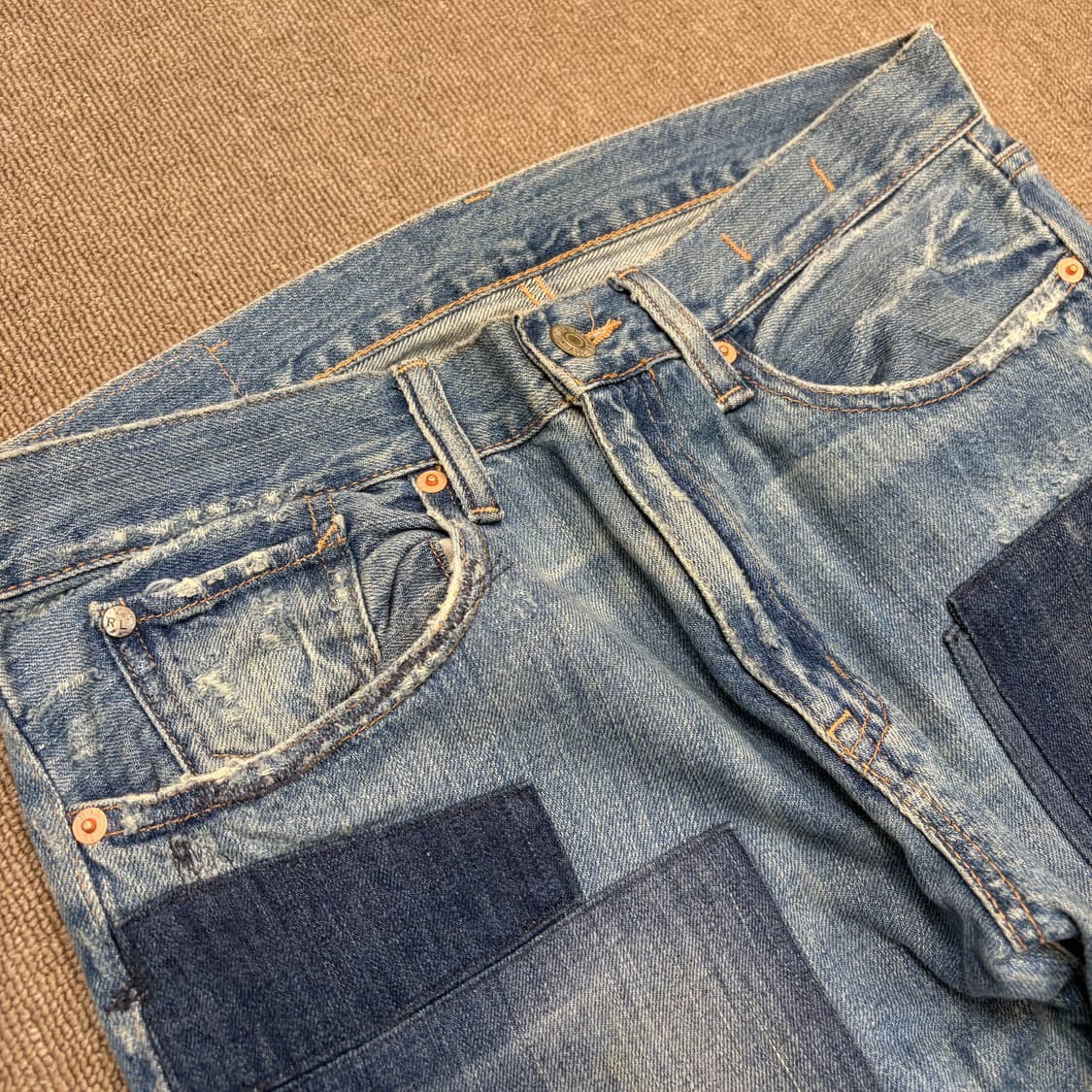 polo 데님앤서플라이 우먼스 패치워크 데님  상품이미지2