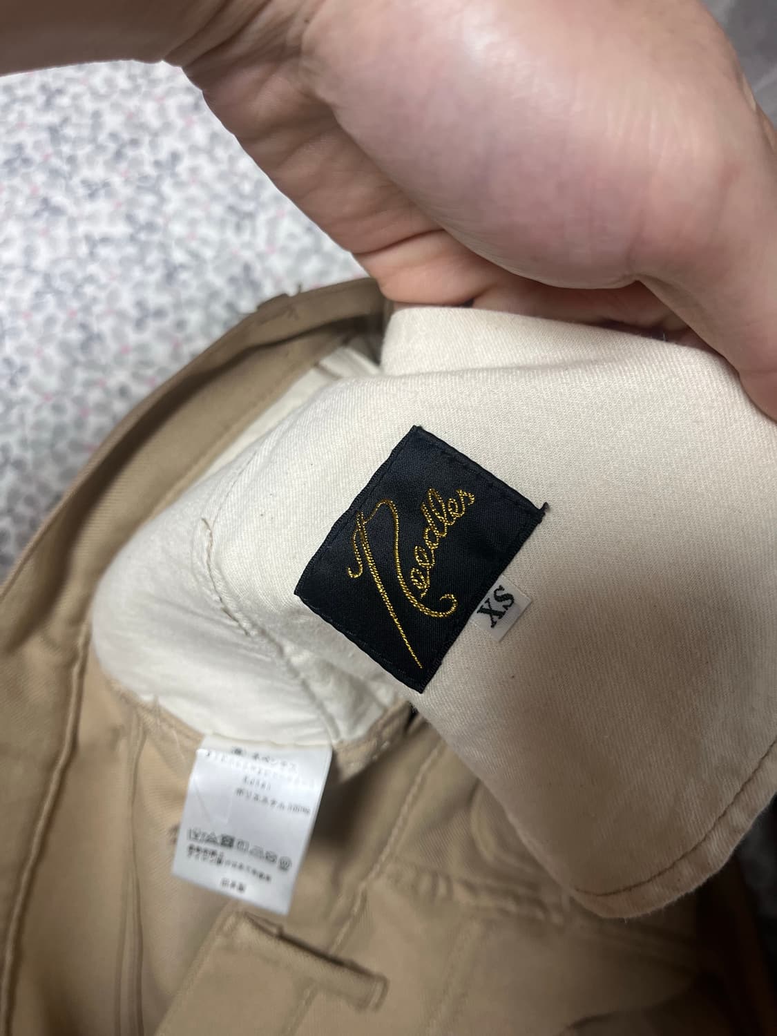 니들스 플레어 팬츠 베이지 상품이미지3