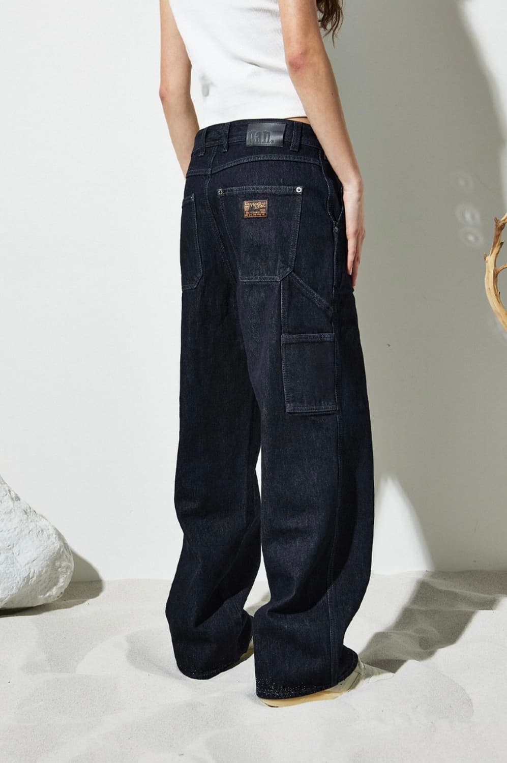맥우드건 파번 7505 카펜터 와이드핏 다크인디고 데님팬츠  상품이미지1