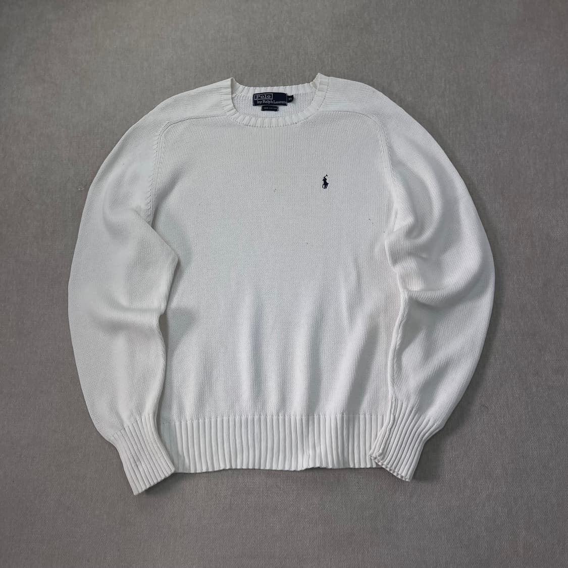 95 폴로랄프로렌 코튼 화이트 니트 상품이미지1