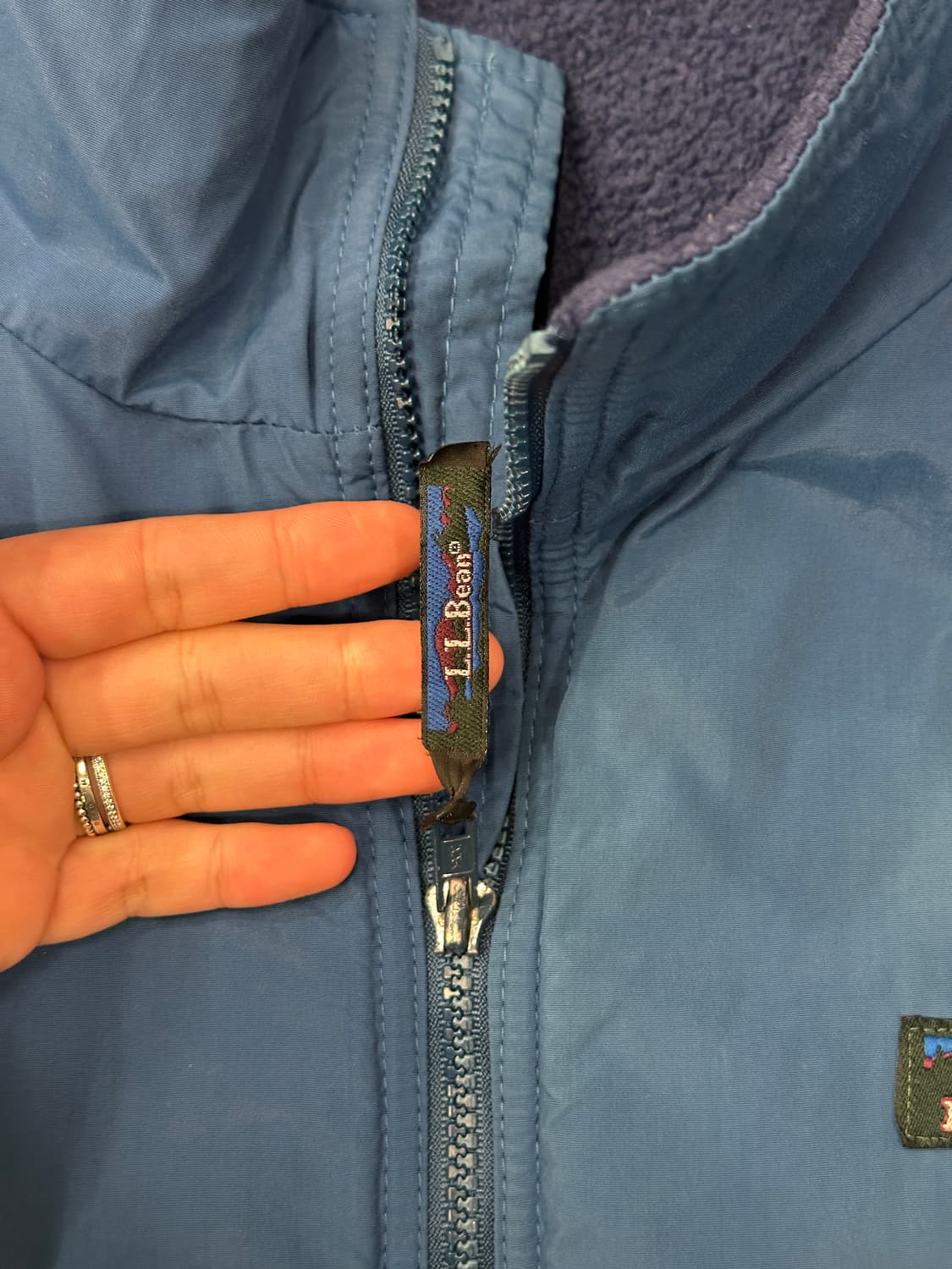 90s L.L.Bean 엘엘빈 웜업자켓 XL~XXL 상품이미지4