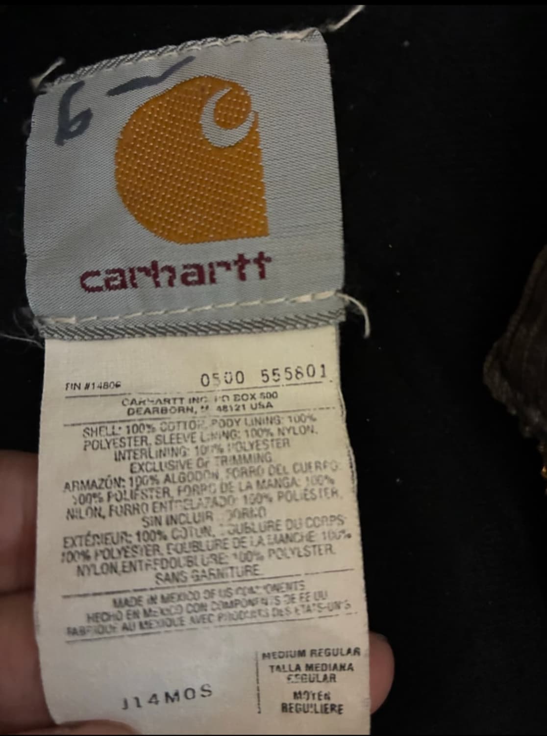 칼하트 J14 Mos 산타페 자켓 (M) 상품이미지5