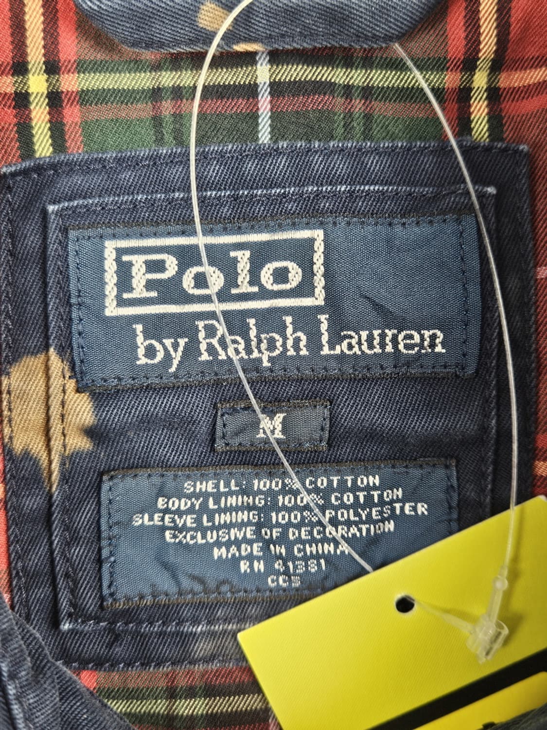 폴로랄프로렌 다잉 워시드 커스텀 블루종 자켓 ( M ) / 10083 상품이미지10