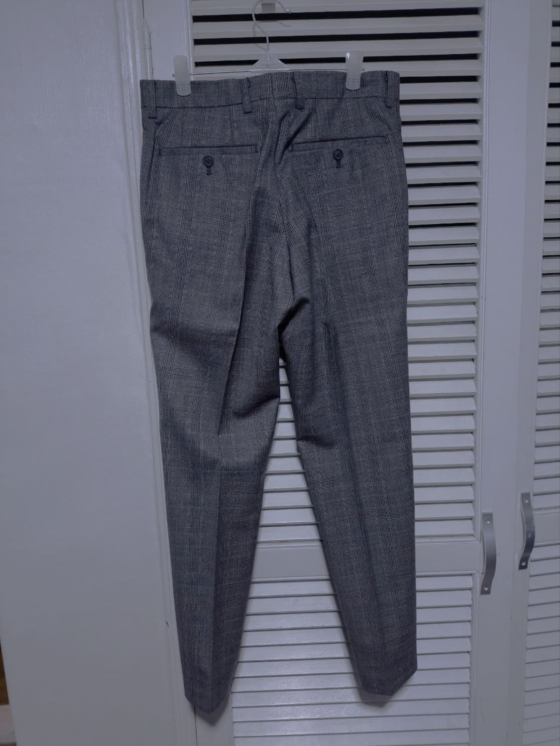 95 바쏘옴므 슬림핏 클래식 체크 정장 수트 세트 상품이미지9