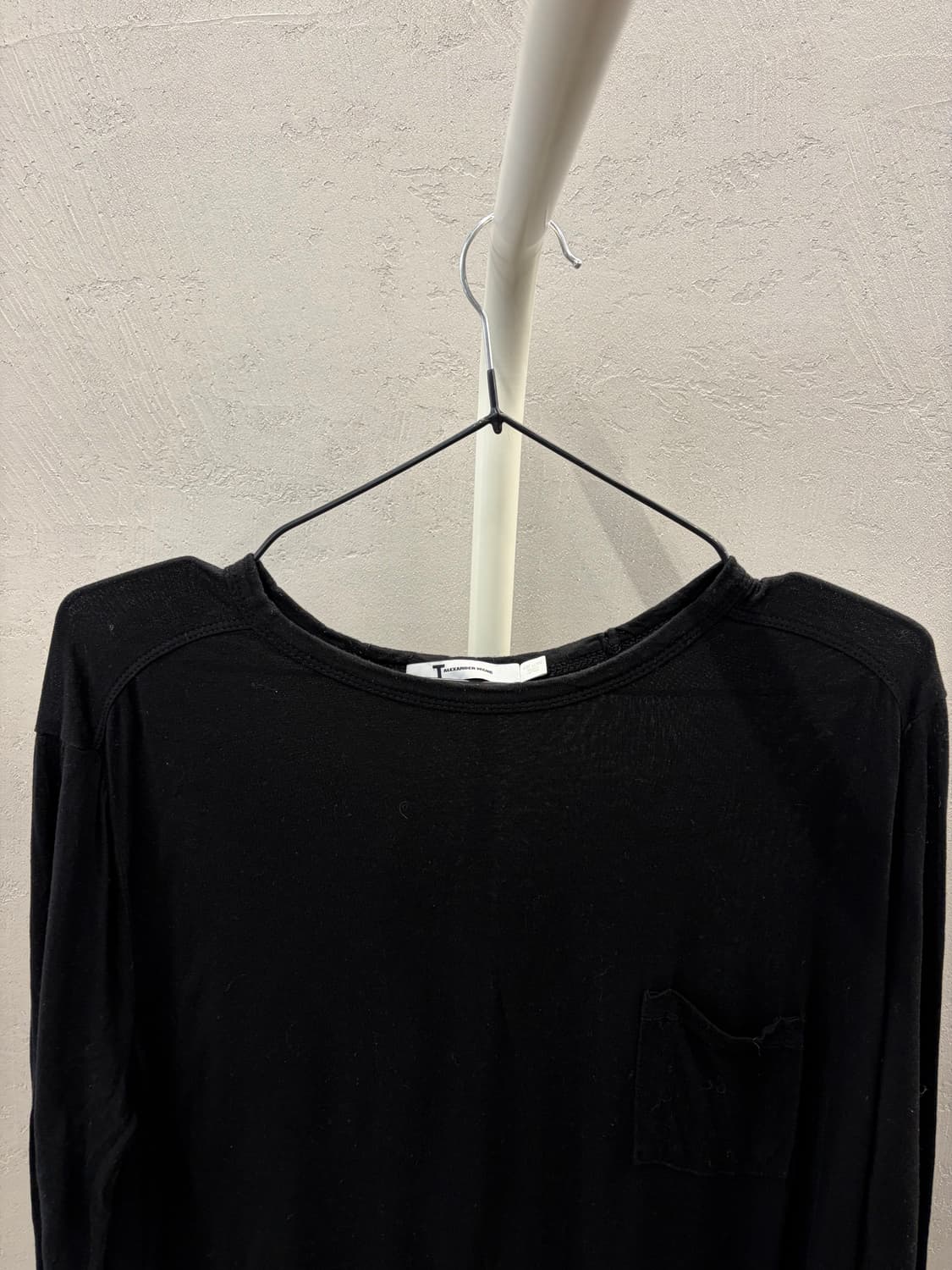 알렉산더 왕 블랙 롱 슬리브 티셔츠 L 상품이미지3