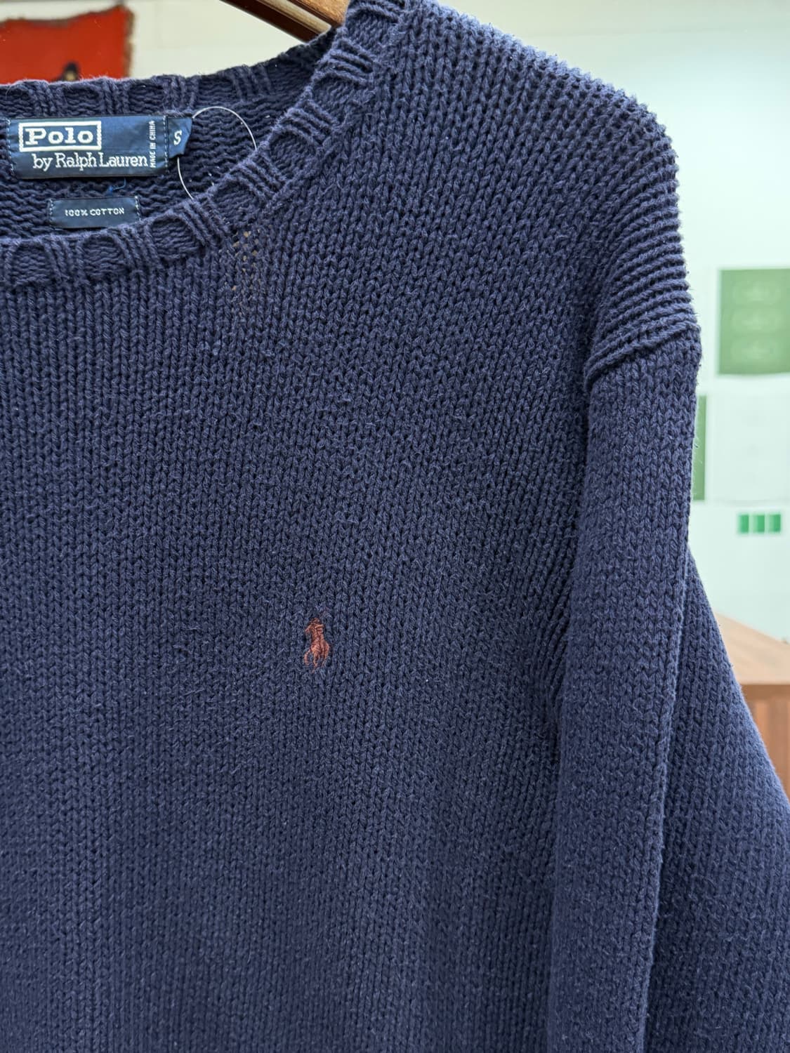 Polo ralph lauren 폴로 랄프로렌 크루넥 니트 (navy) 상품이미지4