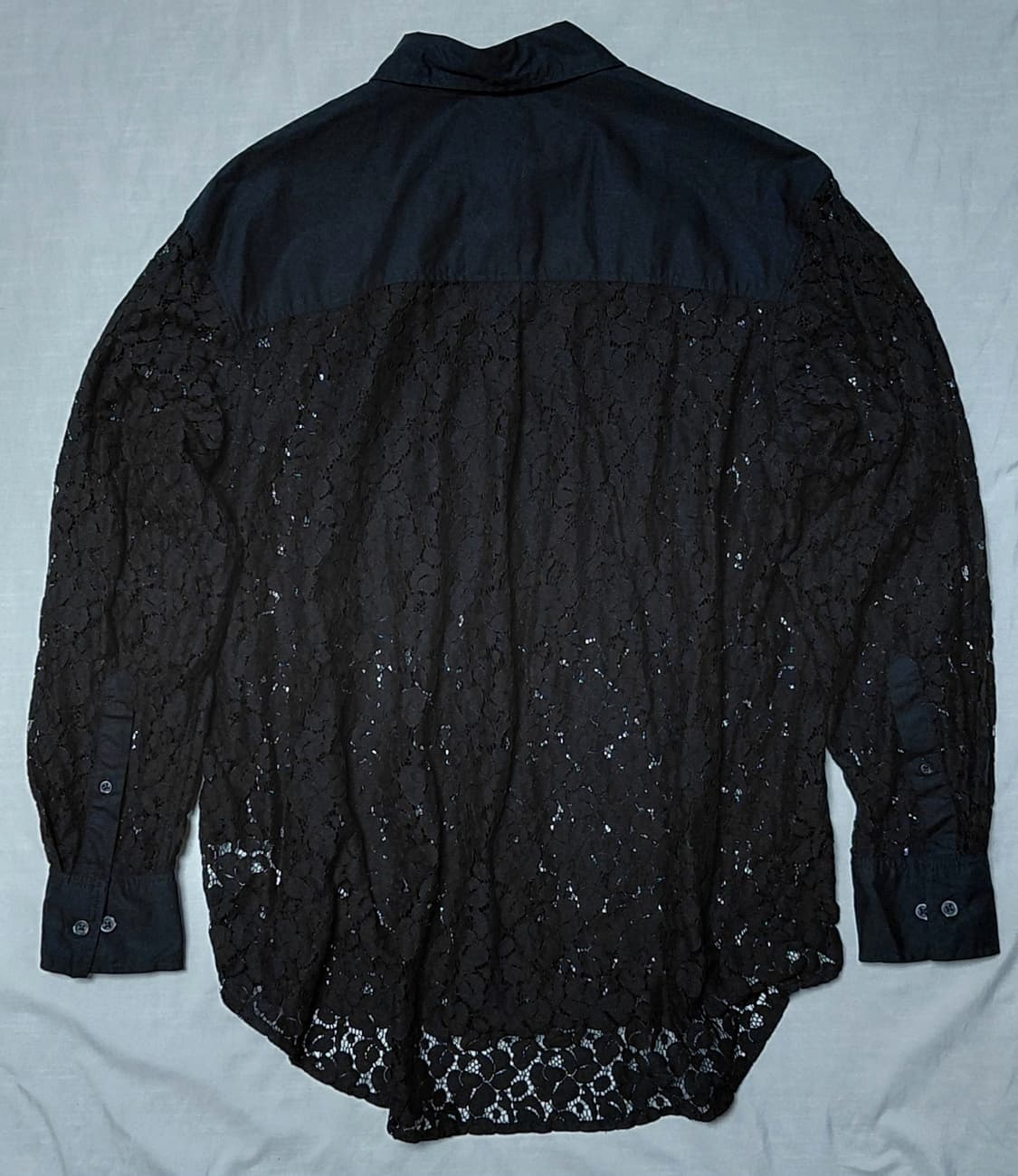 GAP 갭 레이스 믹스 오버사이즈 빅 셔츠 상품이미지8