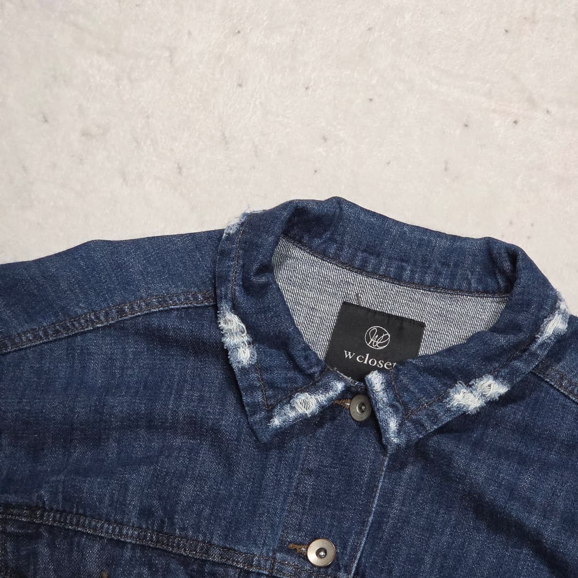 일본 빈티지 진청 그런지 데님자켓 상품이미지2