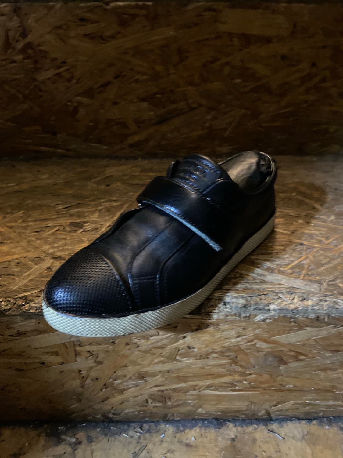 PRADA 프라다 리나로사 레더 캡토 벨크로 스니커즈 상품이미지3