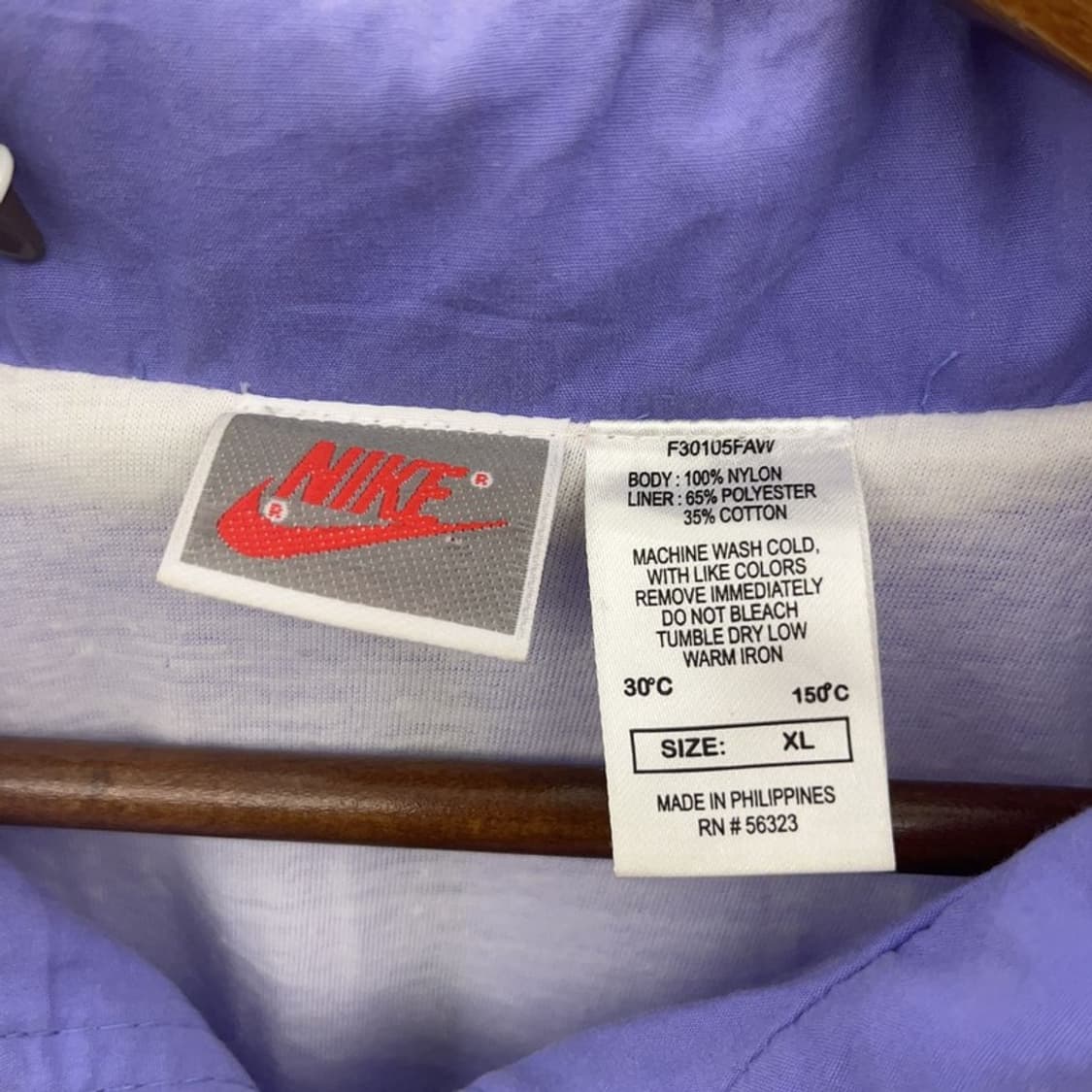 나이키 올드스쿨 레트로 배색 바람막이 자켓 XL C07702 상품이미지5