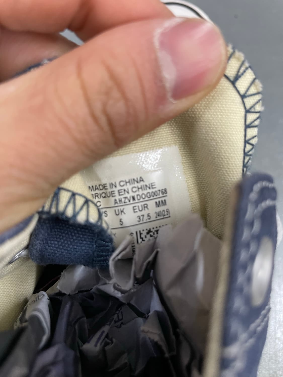 컨버스 척테일러 올스타 네이비 240 상품이미지9