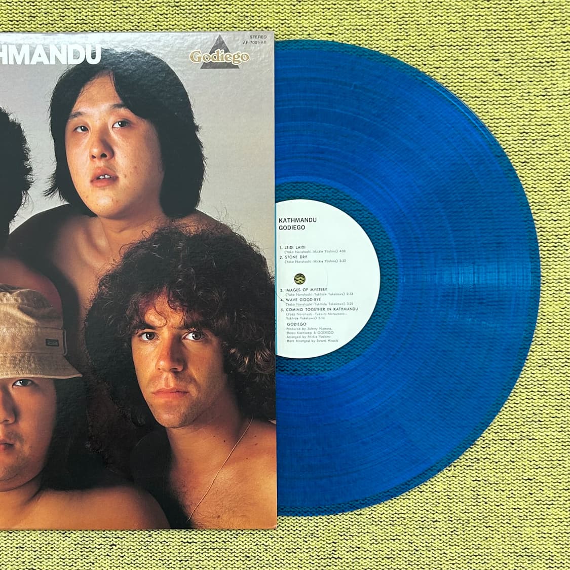 Godiego  - Kathmandu LP 초판 (Blue Vinyl) 상품이미지2