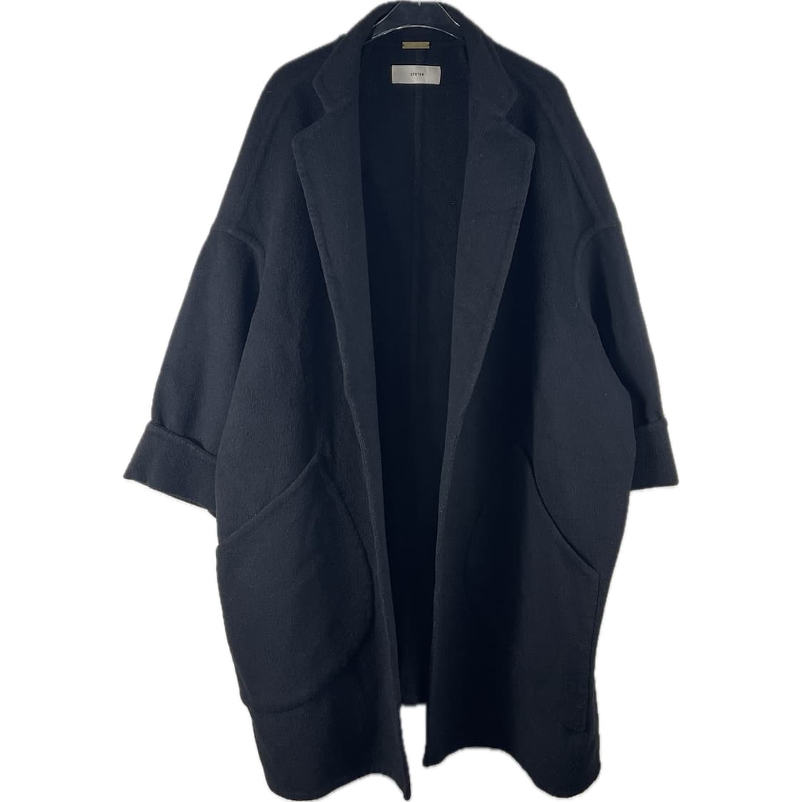 [S] 한섬 시스템 오버 핏 하프 코트 상품이미지1