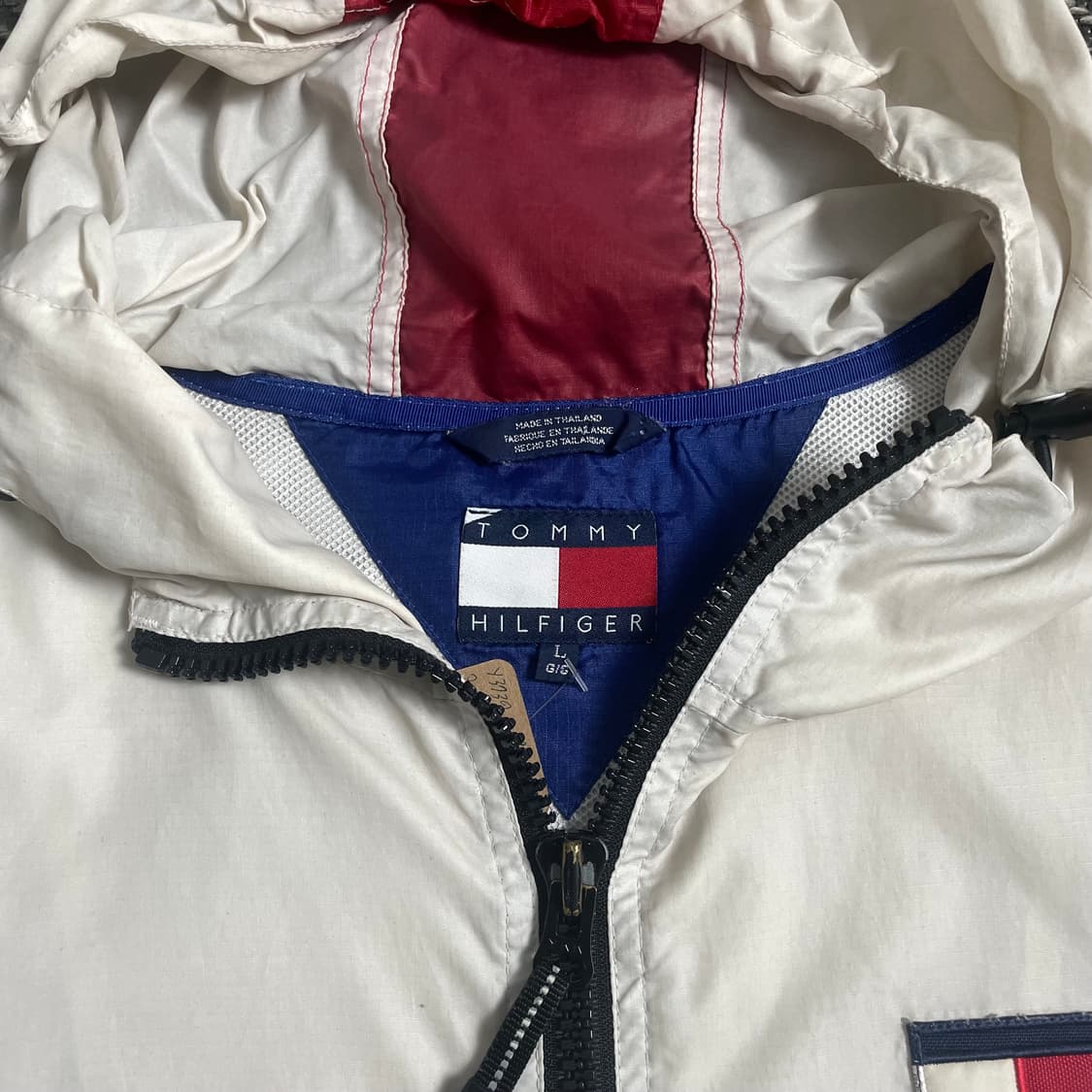 00s 타미힐피거 스펠아웃 빅로고 바람막이o 4758 상품이미지5