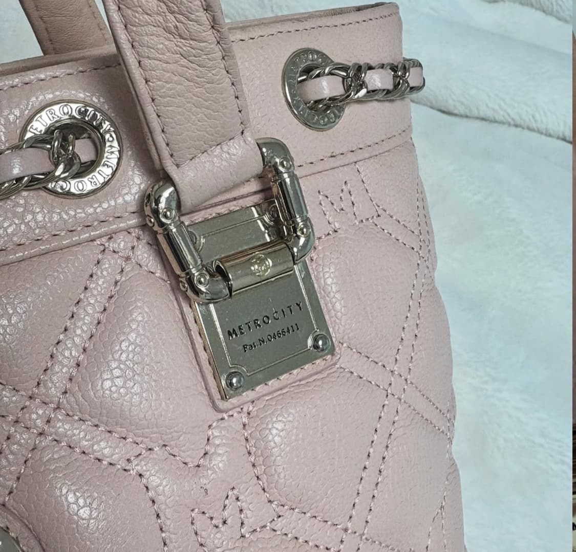 메트로시티 핑크 숄더백 상품이미지3