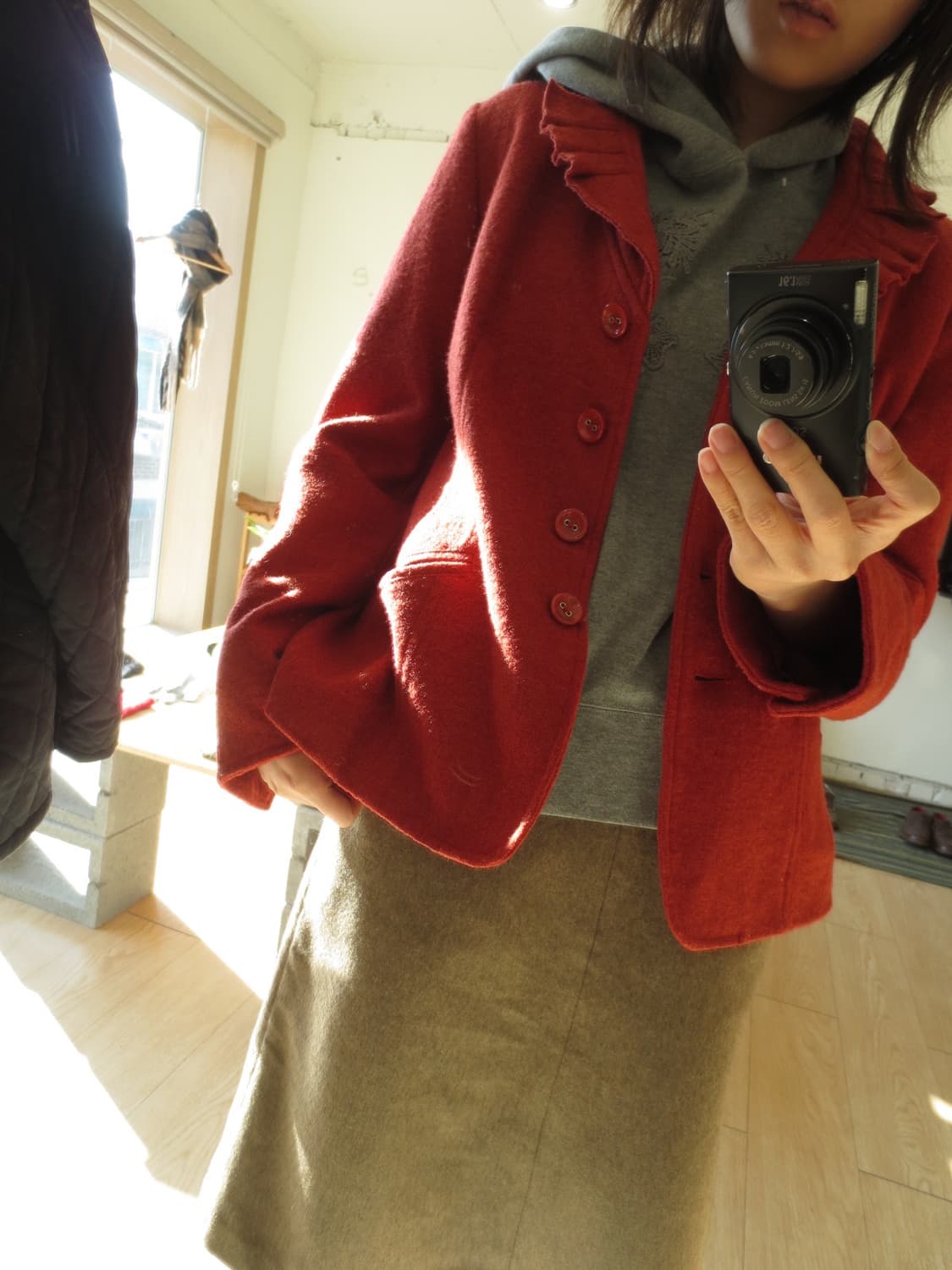 Red frill jacket 상품이미지2