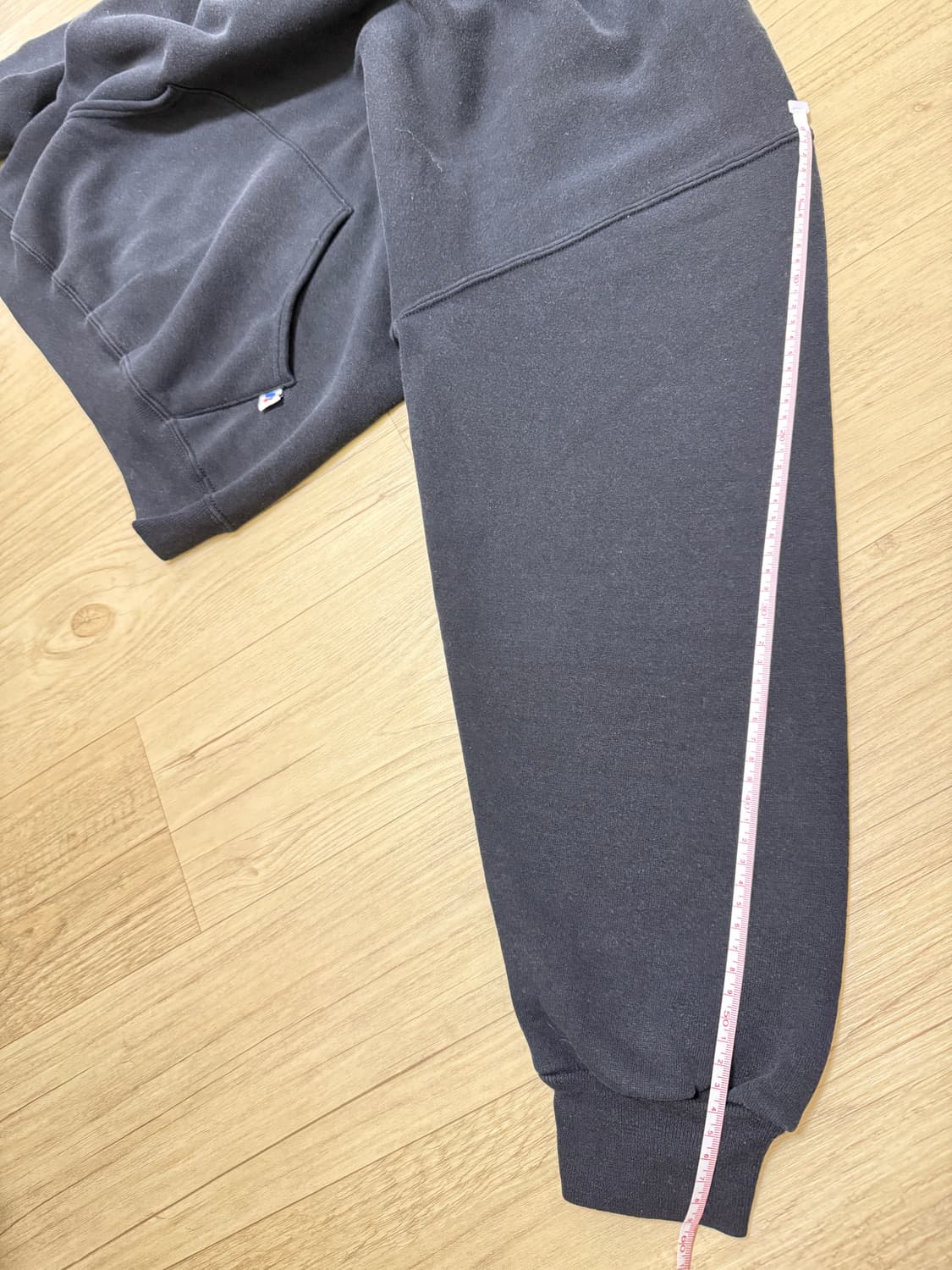 90년도 러셀 애슬레틱 도미니칸 생산 블랙 후드티 상품이미지9