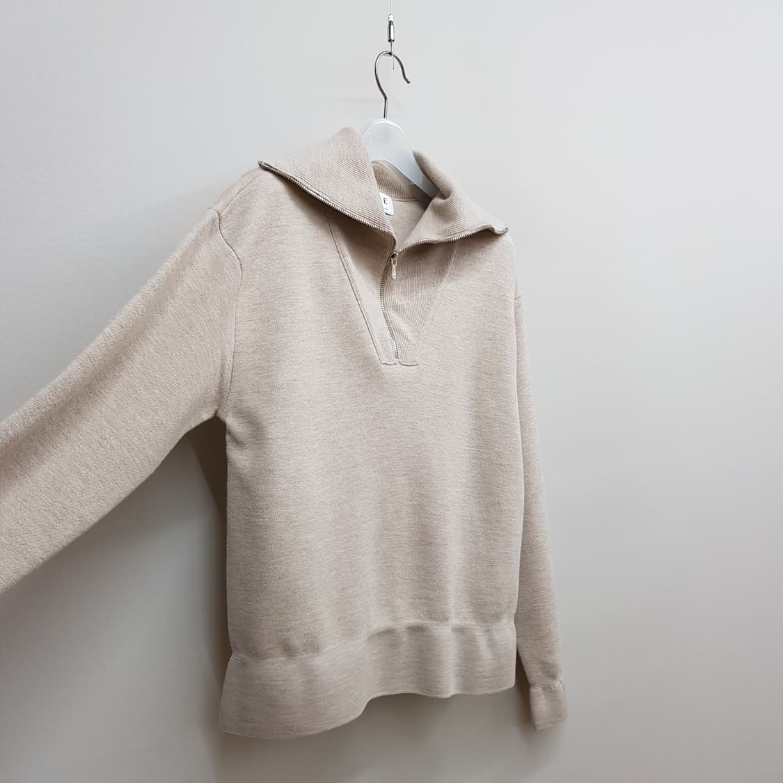 한섬 타임 TIME 2023 니트 집업 투피스 셋업 F사이즈 상품이미지4